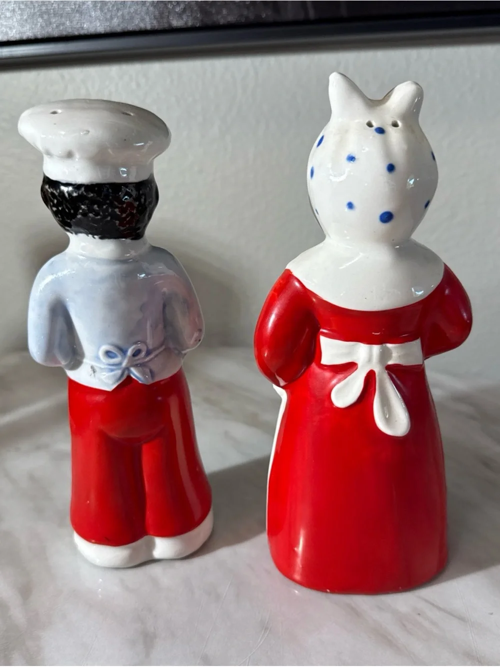 Antique salt and pepper shakers rare